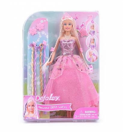 Кукла – Принцесса, с дополнительными прядями, 29 см  